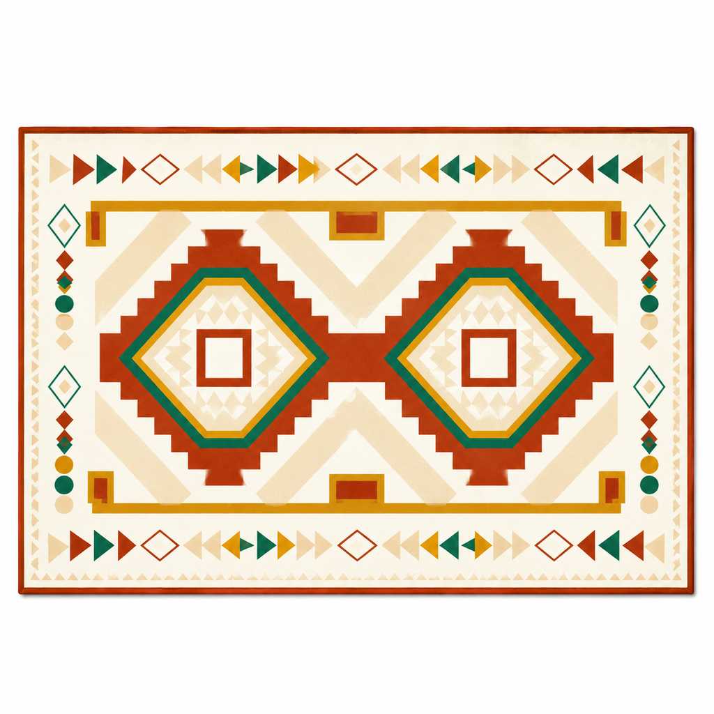 Boho Style Ice-Silk Cooling Dog Mat