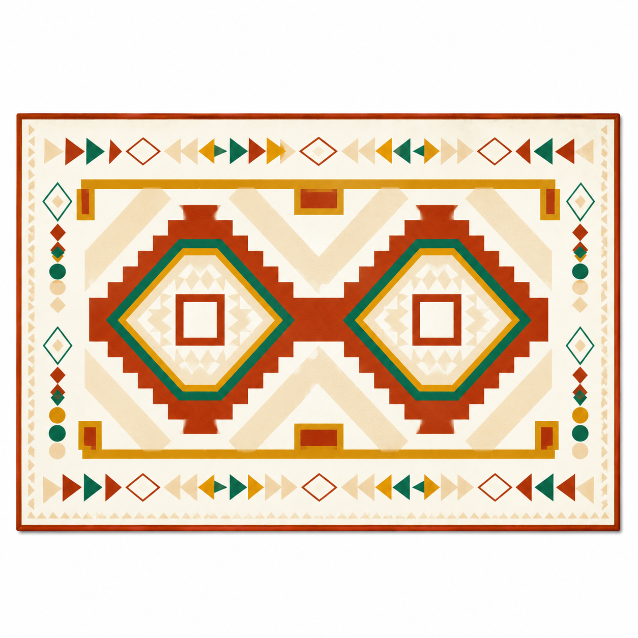 Boho Style Ice-Silk Cooling Dog Mat