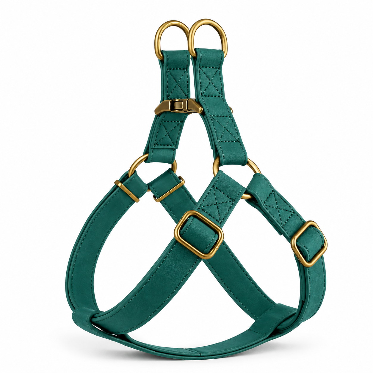 Colorful Leather Slip-In Dog Harnesses