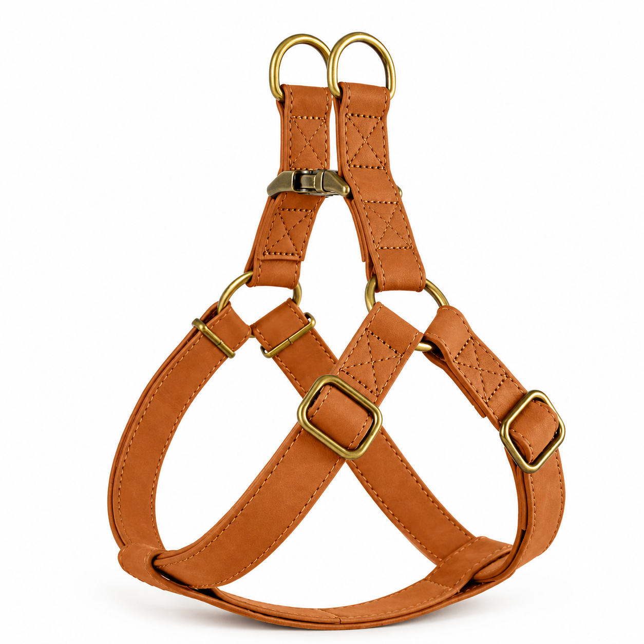 Colorful Leather Slip-In Dog Harnesses