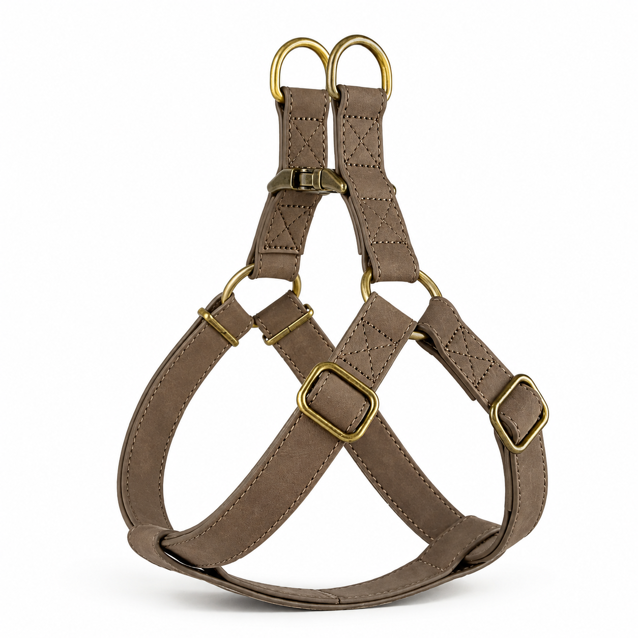 Colorful Leather Slip-In Dog Harnesses