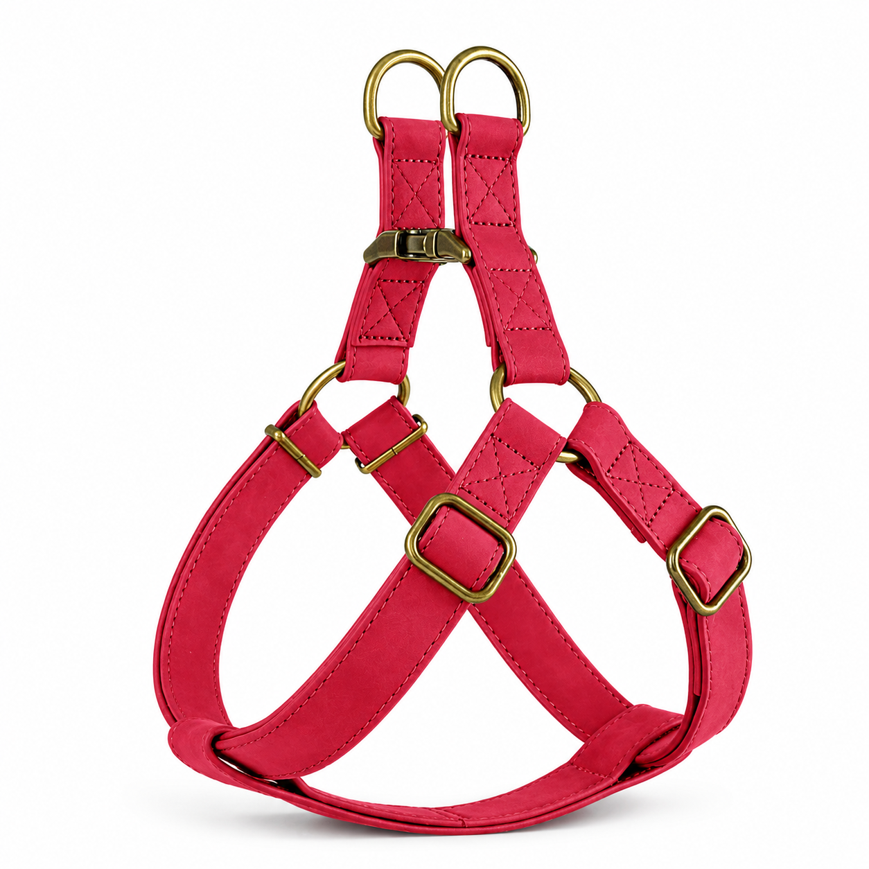 Colorful Leather Slip-In Dog Harnesses