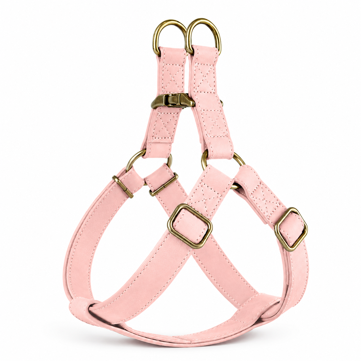 Colorful Leather Slip-In Dog Harnesses