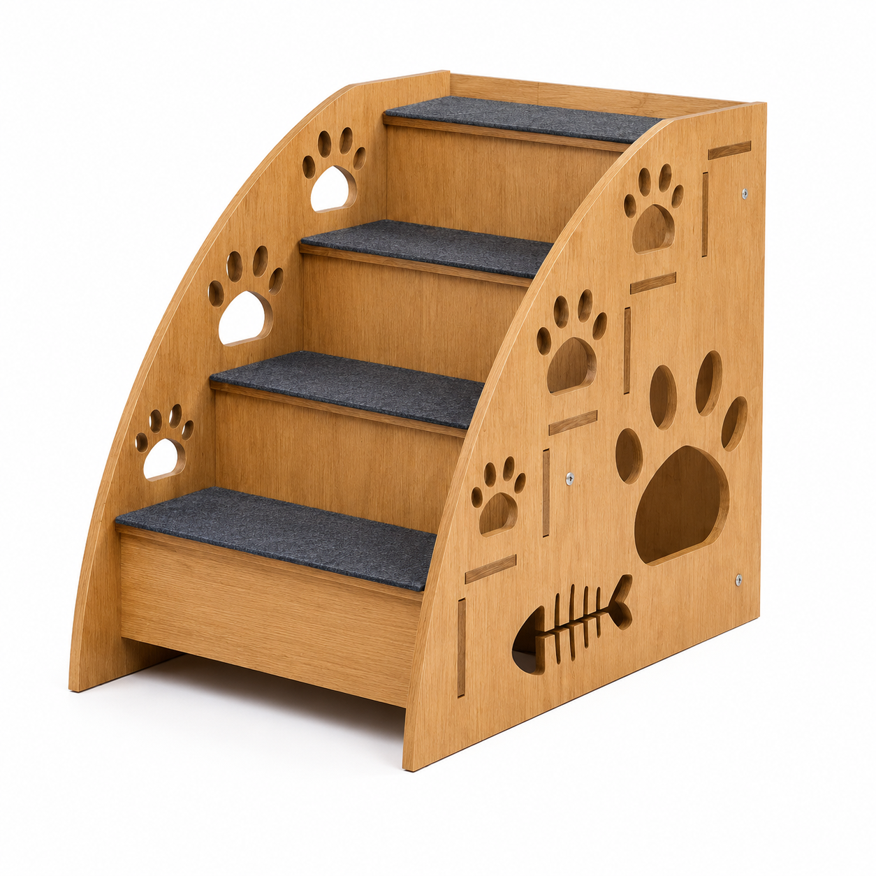 Wooden Non-Slip Auxiliary Dog Stairs