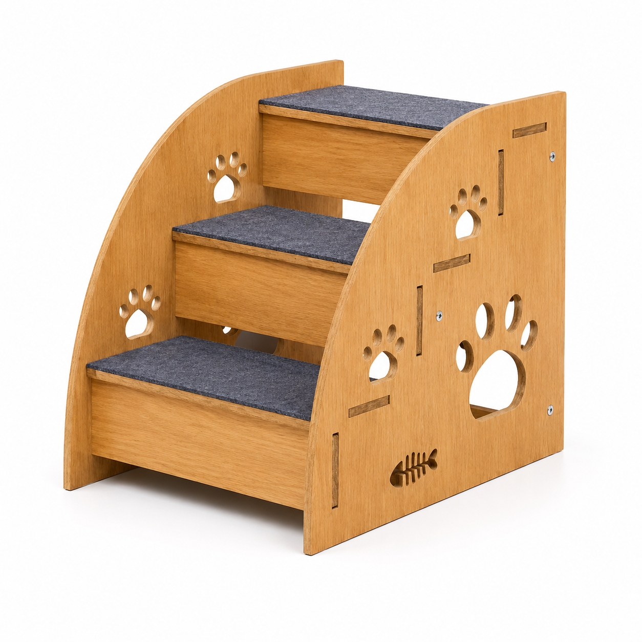 Wooden Non-Slip Auxiliary Dog Stairs